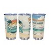 Mocamel 20oz Stainless Steel Insulated Tumbler Tropical Theme Pattern， Farewell Gifts - 2 of 4