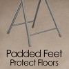 Hasting Home Backless 18-Inch Folding Stool with 225lb Capacity - 4 of 4
