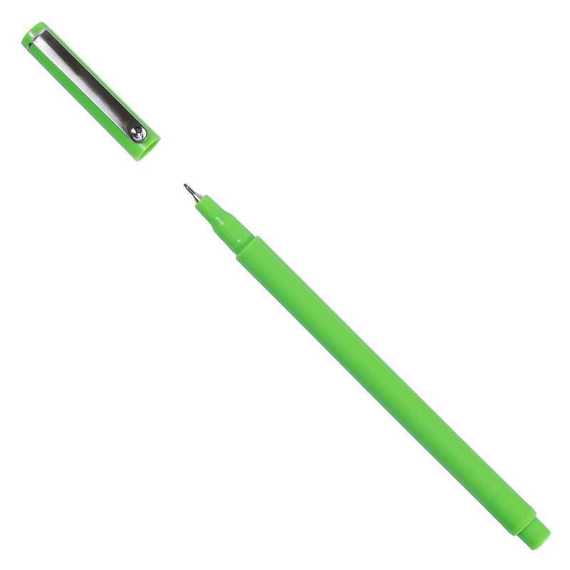 Marvy Uchida Le Pen Felt Pen Ultra Fine Point Light Green Ink 2/Pack (7655877A), 3 of 6