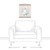 Creative Products Happy Easter Sketch Bunny 16 x 16 Teak Hanging Canvas - 2 of 3