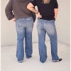 Women's High Rise Ripped Wide Leg Jeans - RISEN - 3 of 4