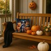 Tramull Puppy Halloween Throw Pillow, 14x14 Inch Machine Washable Indoor Outdoor Decorative Pillow - 2 of 4