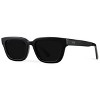 WMP Eyewear Womens Polarized Rectangular Sunglasses, Narrow Acetate Frame, 5-Barrel Hinges, Hand-Polished Finish - 2 of 4