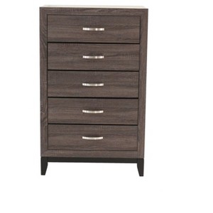 NicBex Vintage Tall Dresser,Farmhouse Dressers with Metal Pulls,Chest of 5 Drawers for Bedroom,Living Room,Dining Room,Hallway - 1 of 4