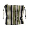 Blazing Needles, 16-inch Spun Polyester Patterned Outdoor Square Tufted Chair Cushions (Set of 4) - 2 of 2