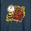 Women's - Peanuts - Good Vibes Only Lightweight French Terry Slouchy - 2 of 4