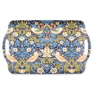 Pimpernel Morris and Co Strawberry Thief Melamine Handled Tray - 19.25" x 11.5" - 1 of 4