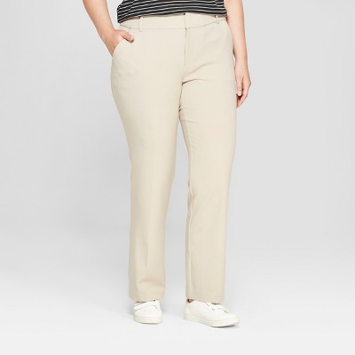 khakis women's plus size pants