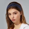 Unique Bargains Textured Cotton Knot Headband Soft Hairband for Women 1.3 Inch Wide 1Pcs - 2 of 4