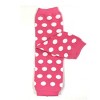 Wrapables Dots Baby Leg Warmers (Set of 3), Aqua, Pink, Yellow - image 3 of 4