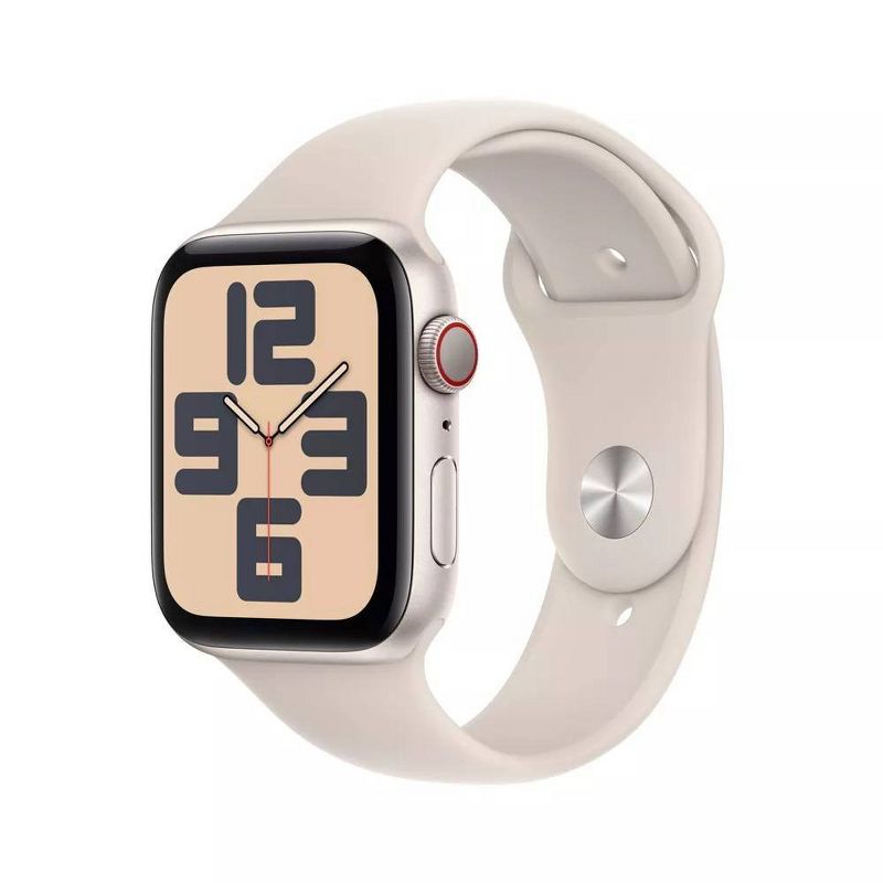 Refurbished Apple Watch SE GPS + Cellular (2023, 2nd Generation) Aluminum Case with Sport Band - Target Certified Refurbished, 1 of 7