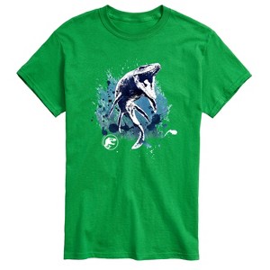 Men's - Jurassic Park - Mosasaurus Splatter Graphic Short Sleeve Graphic T-Shirt - 1 of 4