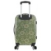 Travelers Club Bella Caronia Posh 3pc Expandable Hardside Checked Spinner Luggage Set - 4 of 4