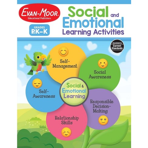 Social and Emotional Learning Activities, Prek - Kindergarten Teacher Resource - by  Evan-Moor Educational Publishers (Paperback) - image 1 of 1