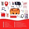 First Responder Trauma First Aid Kit Bag – Fully Stocked Emergency Medical Kit for Workplace, Vehicle & Home – OSHA & ANSI Compliant – Portable - 4 of 4