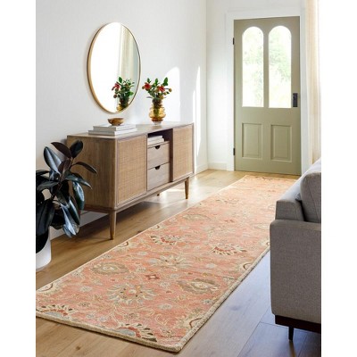 Eckville 2' x 3' Rust Wool Handmade Tufted Area Rug