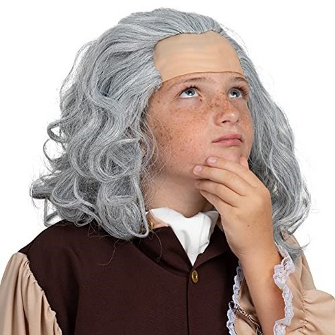 Halloween Gray Bald Costume Wigs & Facial Hair for sale