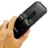 Nakedcellphone Vegan Leather Case with Belt Clip for LG Classic Flip Phone - Black - 3 of 4