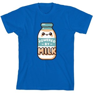 "Powered By Milk" Youth Crew Neck Short Sleeve Tee - 1 of 2