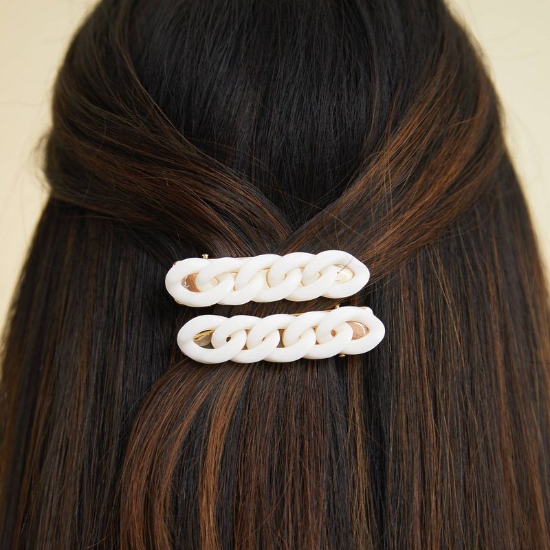 Kristin Ess The Chain Hair Clip - 2ct, 6 of 8