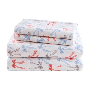 Gracie Mills Atticus Cotton Flannel Printed Sheet Set - 1 of 4