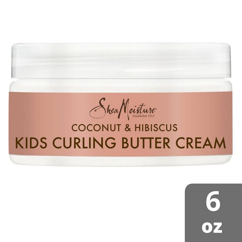 SheaMoisture Coconut &#38; Hibiscus Kids&#39; Curling Hair Butter Cream - 6oz, 1 of 14