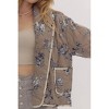 Women's Layers Of Love Floral Quilted Jacket - entro - 4 of 4