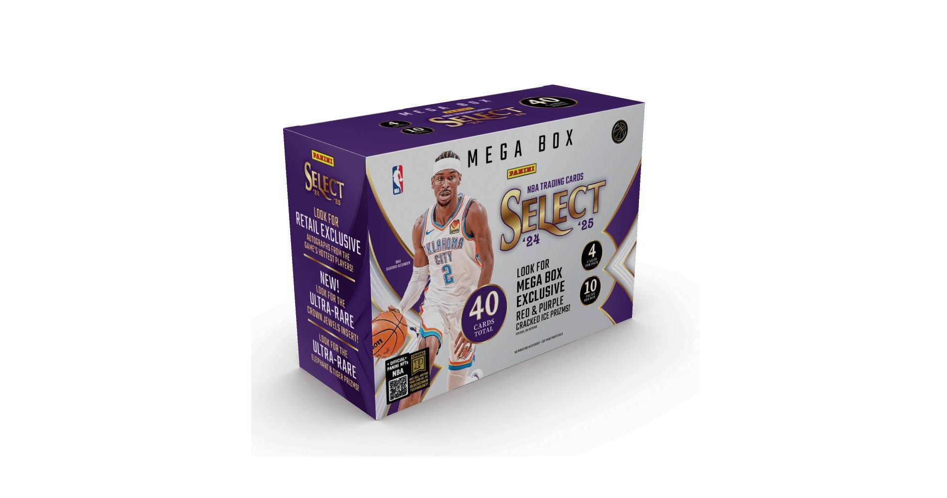 2025 NBA Select Basketball Mega FB Trading Cards