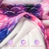 Catalonia Kids Mermaid Tail Blanket, Super Soft Plush Flannel Sleeping Snuggle Blanket for Girls, Gifts for Daughter - 2 of 4