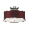 Livex Lighting Park Ridge 2 - Light Semi-Flush Mount in  Brushed Nickel - 2 of 3