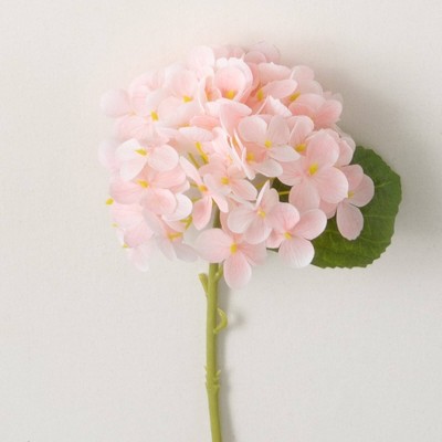 Sullivans Artificial Short Stem Light Pink Hydrangea 6"L