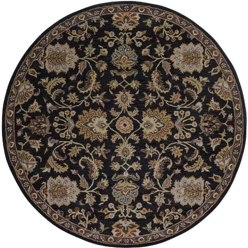 Mark & Day Maubeuge 8' Round Tufted Indoor Area Rugs Ink Blue : Target