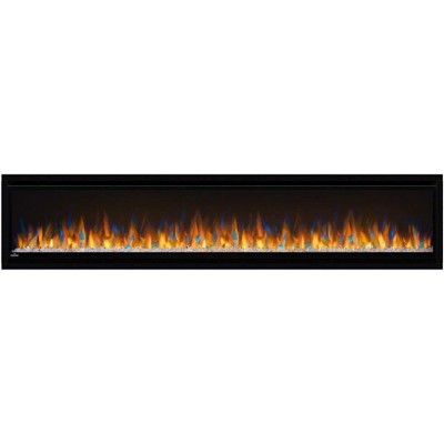Napoleon Alluravision 76.75''W x 17.3''H x 5.8''D Deep Wall Mount Electric Fireplace - Black