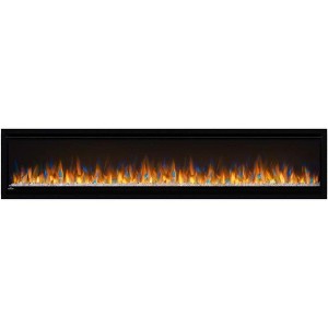 Napoleon Alluravision 76.75''W x 17.3''H x 5.8''D Deep Wall Mount Electric Fireplace - Black - 1 of 4