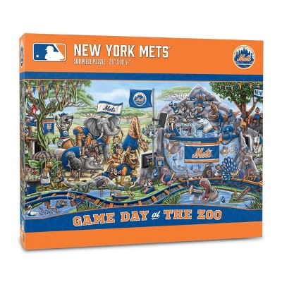 MLB New York Mets Game Day at the Zoo Jigsaw Puzzle - 500pc