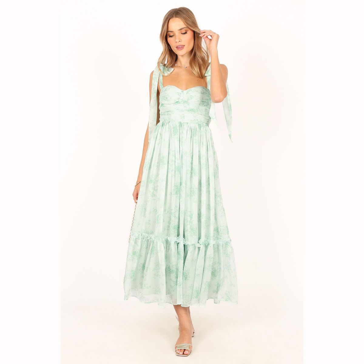 Petal and Pup Women's Floret Midi Dress - Sage M