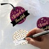 Big Dot of Happiness Elegant Thankful for Friends - Friendsgiving Thanksgiving Party Clear Goodie Favor Bags - Treat Bags With Tags - Set of 12 - 3 of 4