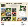 BrownTrout For the Love of French Bulldogs 2026 14"x24" Hanging Deluxe Wall Calendar Plastic-Free - 2 of 4