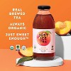 Just Ice Tea Organic Peach Oolong – 16 oz Glass Bottles, 12-Pack – Unsweetened Brewed Tea with Organic Ingredients – No Sugar, No Junk, Just Tea - 4 of 4