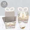 Big Dot of Happiness World Awaits - Square Favor Gift Boxes - Travel Themed Party Bow Boxes - Set of 12 - image 3 of 4