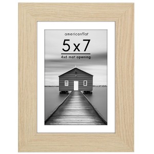 Americanflat Wide Molding Picture Frame with Mat - 1 of 4
