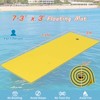 Costway 3-Layer Tear-proof Water Mat Floating Pad Island Water Sports Relaxing - 3 of 4