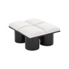 Meridian Furniture,Pavilion Boucle Fabric Bench - 4 of 4