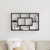 CLIHOME 8 Cubes Open-back Bookshelf Home Storage Display Shelf Wall Mounted Wooden Bookcase Organizer Rack - 2 of 4
