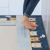 Unique Bargains Cushioned Anti-Fatigue Non-Slip Thick Long and Short Kitchen Mats 2 Pcs - 3 of 4