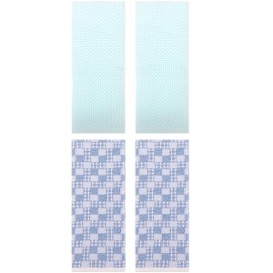 REGALWOVEN 4 Pcs Soft Absorbent Comfortable Waffle Design Hand Towel - 1 of 4