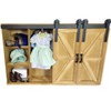 The Queen's Treasures Barn Style 18" Doll Storage Trunk, 3 Outfits & Brown Boots - 4 of 4