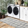 2'x6' Area Rug for Living Room, Machine Washable Non-Slip Vintage Style, Stain Resistant Mat for Dining, Nursery, Office, Entrance, Kitchen, Red - 3 of 4