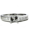 Pompeii3 1/2ct Princess Cut Cathedral Engagement Ring Setting - 3 of 4