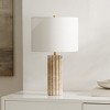 Remi 23.5 Inch Travertine Table Lamp - Beige - Safavieh. - image 2 of 4